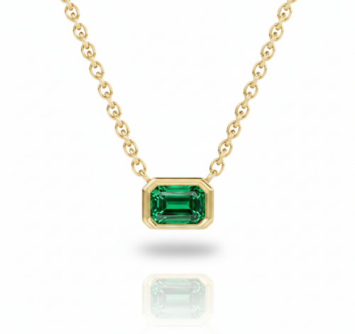 Alba Emerald Necklace